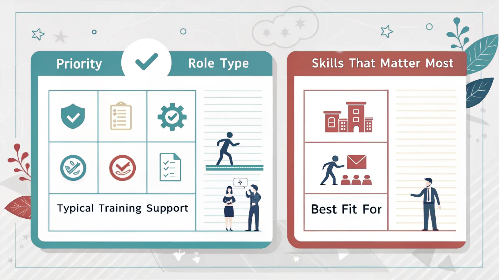 Comparison infographic showing best first job options for Matric graduates with no experience, with short labels.