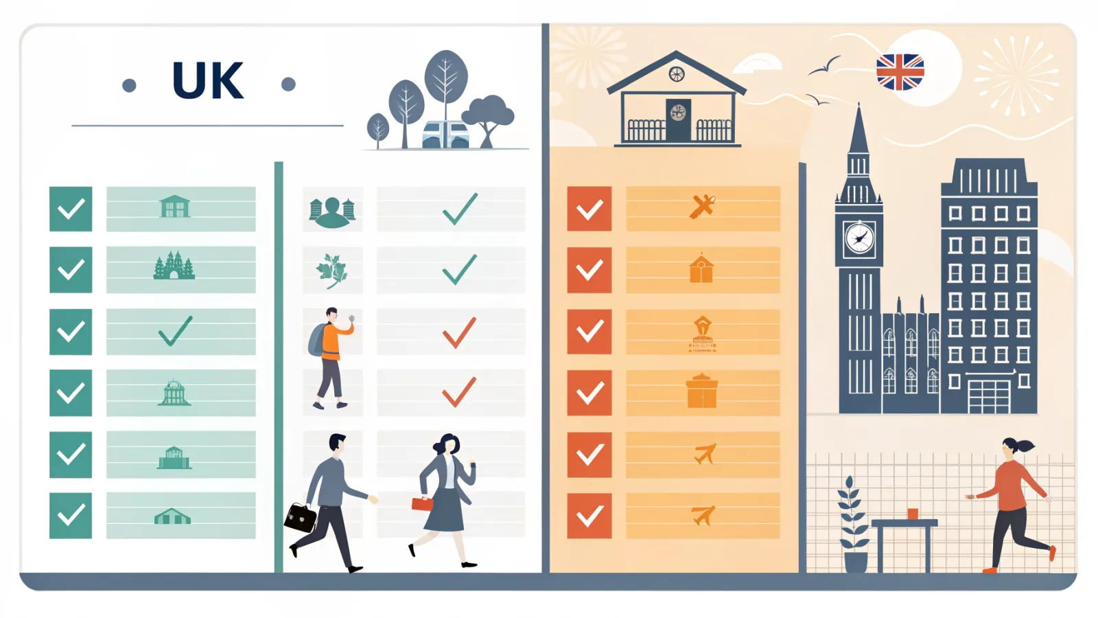 Comparison infographic showing at-a-glance criteria for ChatGPT alternatives.
